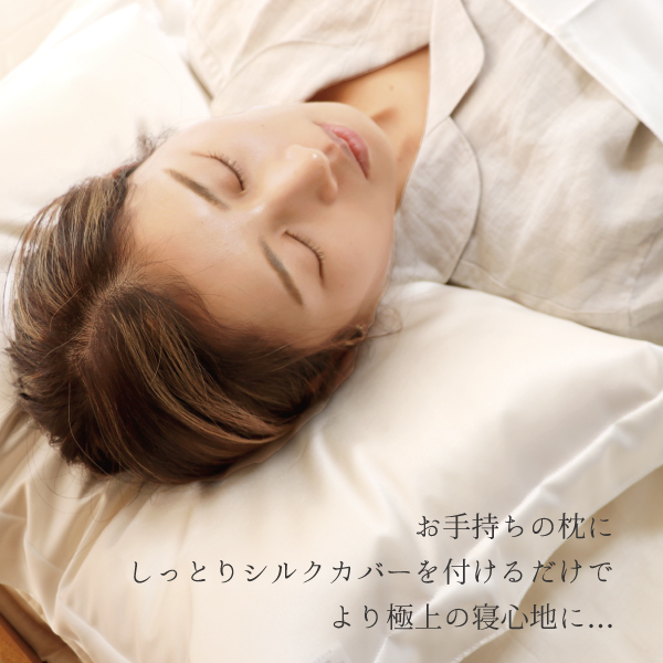 お手持ちの枕に付けるだけで極上の寝心地に お手持ちの枕に付けるだけで極上の寝心地に