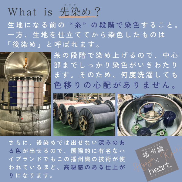 先染め織物とは? 先染め織物とは?
