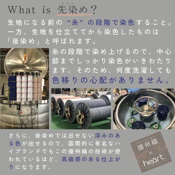 先染めとは 先染めとは