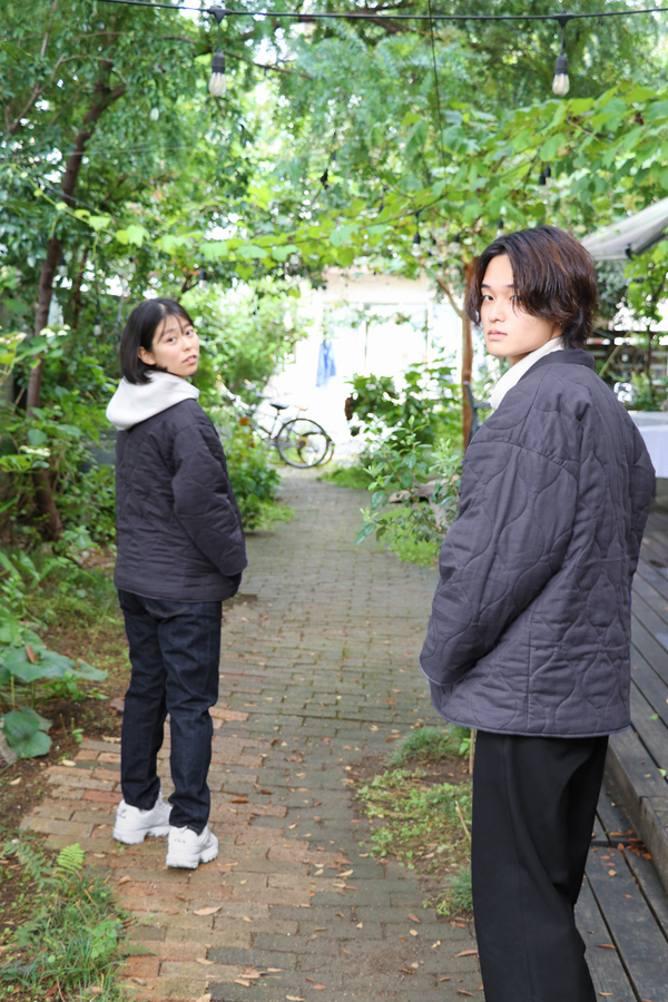 紡々ガーゼの半纏ジャケット 紡々ガーゼの半纏ジャケット